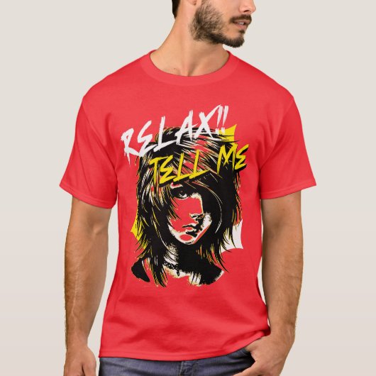 ONTSPAN JEZELF, VERTEL HET ME T-SHIRT (Voorkant)