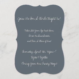 "Ontspan, laat je beste knoop omlaag" Meisjes uitn Kaart