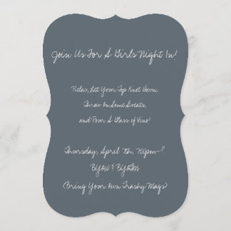 "Ontspan, laat je beste knoop omlaag" Meisjes uitn Kaart