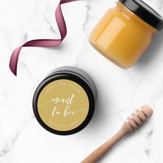 Ontspan Manuscript Meant om Editable Kleurhuwelijk Ronde Sticker