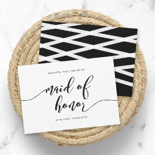 Ontspan Manuscript zal u Mijn dienstmeisje van Eer Kaart