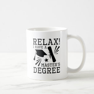 Ontspan mastergraad koffiemok
