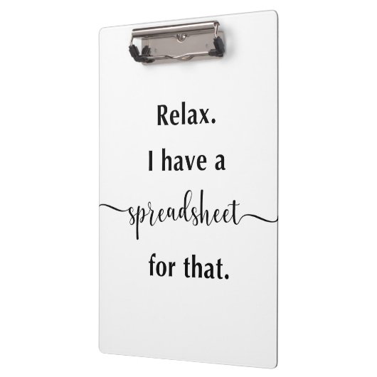 Ontspan me dat ik een spreadsheet heb. klembord (Links)