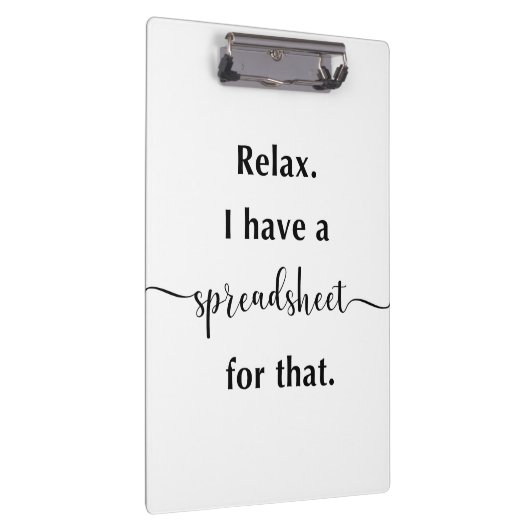 Ontspan me dat ik een spreadsheet heb. klembord (Rechts)