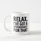 Ontspan me dat ik een spreadsheet heb koffiemok (Links)