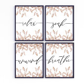 Ontspan Ontspan Weken Badkamer Muurkunst Sets