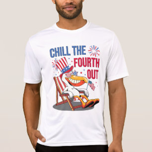 Ontspan op 4 juli met een grappige patriottische p t-shirt