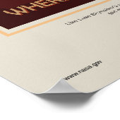 Ontspan op de 16b-vacatureadvertentie over ruimtet poster (Hoek)