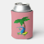 Ontspan op het strand blikjeskoeler (Blikje Achterkant)