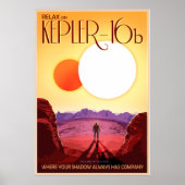 Ontspan op Kepler-16b Poster (Voorkant)
