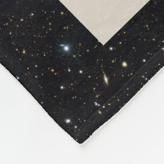 Ontspan op Kepler 16b vakantie advertentie Fleece Deken (Hoek)