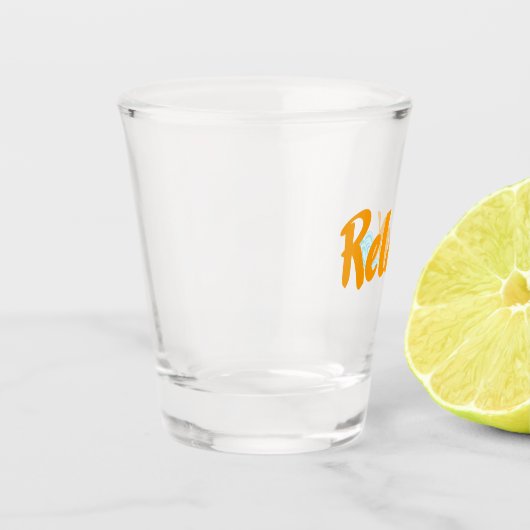 Ontspan schaakglas shot glas (Links)