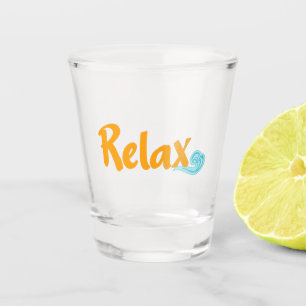 Ontspan schaakglas shot glas
