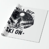 Ontspan Ski aan Cadeaupapier (Uitgerold)