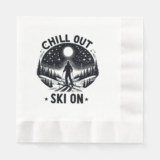 Ontspan Ski aan Servet (Voorkant)