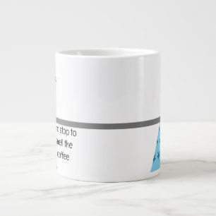 Ontspan Stop om de koffie Mok te ruiken