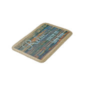 Ontspan u op het Quote Lake Time Badmat (Gekanteld)