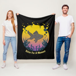 Ontspan uw gedachten onder het Zee en personalisee Fleece Deken