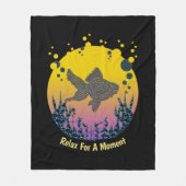 Ontspan uw gedachten onder het Zee en personalisee Fleece Deken (Voorkant)