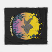 Ontspan uw gedachten onder het Zee en personalisee Fleece Deken (Voorkant (Horizontaal))