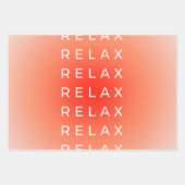 Ontspan Verloop Inpakpapier Vel (Voorkant)