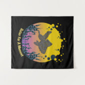 Ontspan voor een moment meditatie kalm wandkleed (Voorkant (horizontaal))