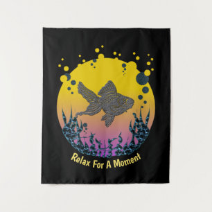 Ontspan voor een moment meditatie kalm wandkleed