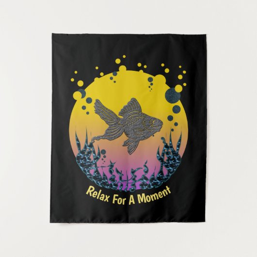 Ontspan voor een moment meditatie kalm wandkleed (Voorkant)