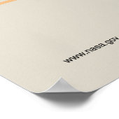 Ontspan waar uw schaduw altijd bedrijf heeft poster (Hoek)