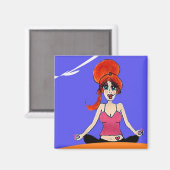 Ontspan yoga magneet (Voorkant / Achterkant)