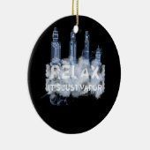 Ontspan zijn Just Vapor Vape elektronische sigaret Keramisch Ornament (Rechts)