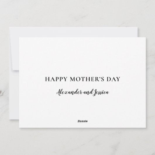 Ontspan zijn Moederdag Funny Gezegde Feestdagenkaart (Achterkant)