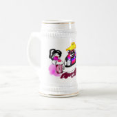 Ontspande gelukkige Vaderdag Bierpul (Voorkant links)
