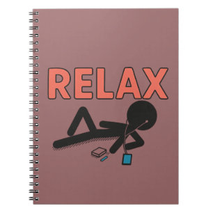 Ontspanmodus – Chill Vibes Sticker Notitieboek