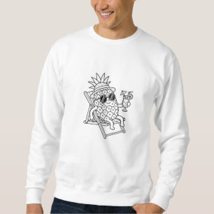 Ontspannen Ananas Zomerstemming Trui