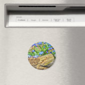 Ontspannen Bearded Dragon Magneet (Insitu (Vaatwasser))