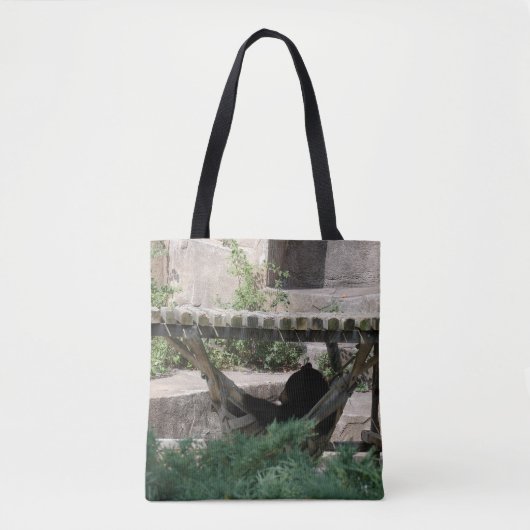 Ontspannen Beer Tote Bag (Voorkant)