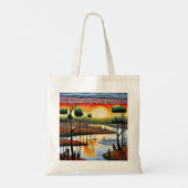 Ontspannen bij de rivier 5 tote bag (Achterkant)