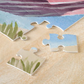 Ontspannen bij een lagune legpuzzel (Zijkant)