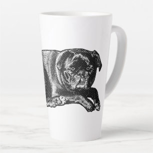 Ontspannen blik, ochtendcomfort latte mok