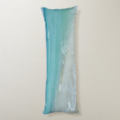 Ontspannen Blue Beach Ocean Landscape Natuur Scène Lichaamskussen (Achterkant (Verticaal))