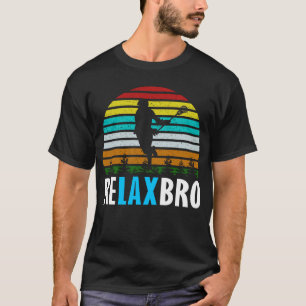 ontspannen broederlacrosse grappige laxspeler t-shirt