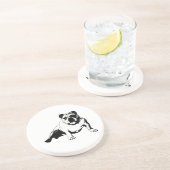 Ontspannen Bulldog Coaster Zandsteen Onderzetter (Zijkant)