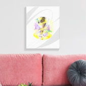 Ontspannen Dame Canvas Afdruk (Insitu (Woonkamer))