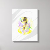 Ontspannen Dame Canvas Afdruk (Voorkant)