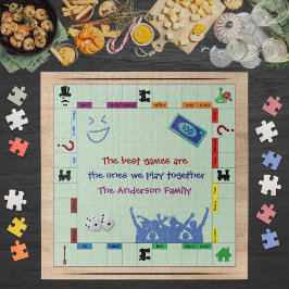 Ontspannen en leuke gezelschapsspellen legpuzzel v