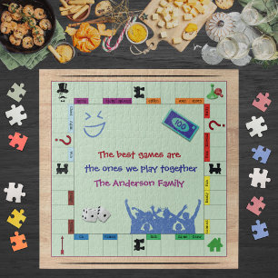 Ontspannen en leuke gezelschapsspellen legpuzzel v