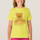 Ontspannen Feline Art voor alle leeftijden T-shirt (Voorkant)