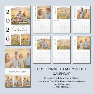 Ontspannen Gezinsmomenten 2026 Foto Agenda Kalender