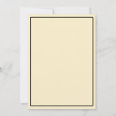 Ontspannen hedendaagse bruiloft kaart (Achterkant)